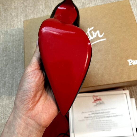 Christian Louboutin Iriza Black Heel Pumps - Picture 7 of 14